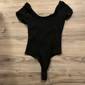 black urban body suit